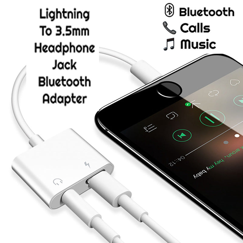 Lightning to 3.5 mm jack adapter (Bluetooth)